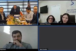 Virtual Meeting Held to Discuss Academic and Research Collaborations with Sechenov University
