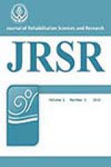  Journal of Rehabilitation Sciences and Research (JRSR)