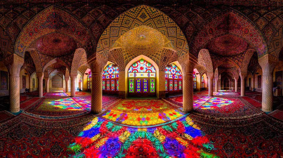 Nasirolmolk Mosque Shiraz-Iran