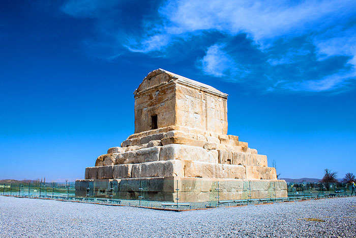 Tomb of Cyrus the Great 90km North East of Shiraz-Iran