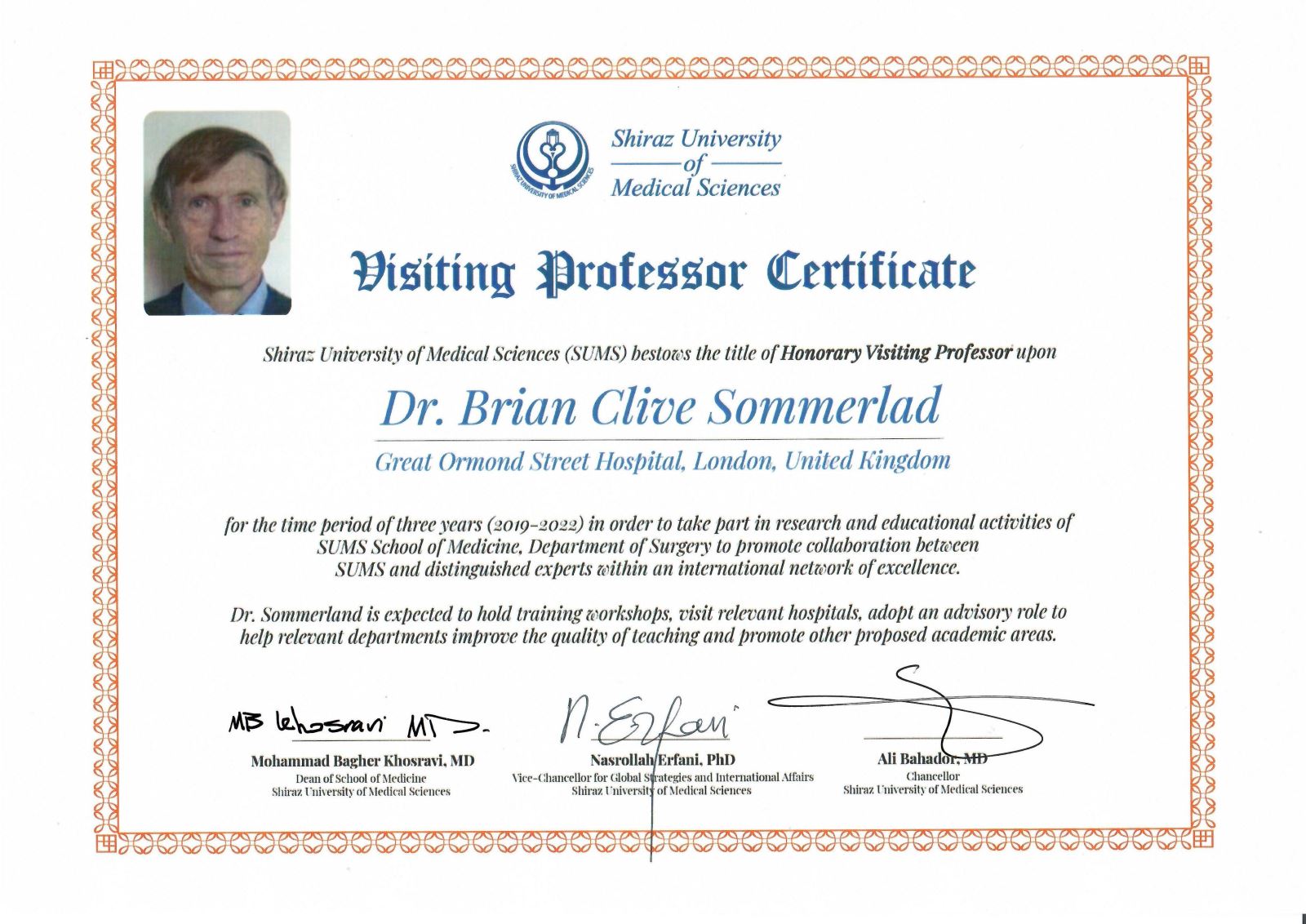 Dr. Brian Sommerlad	